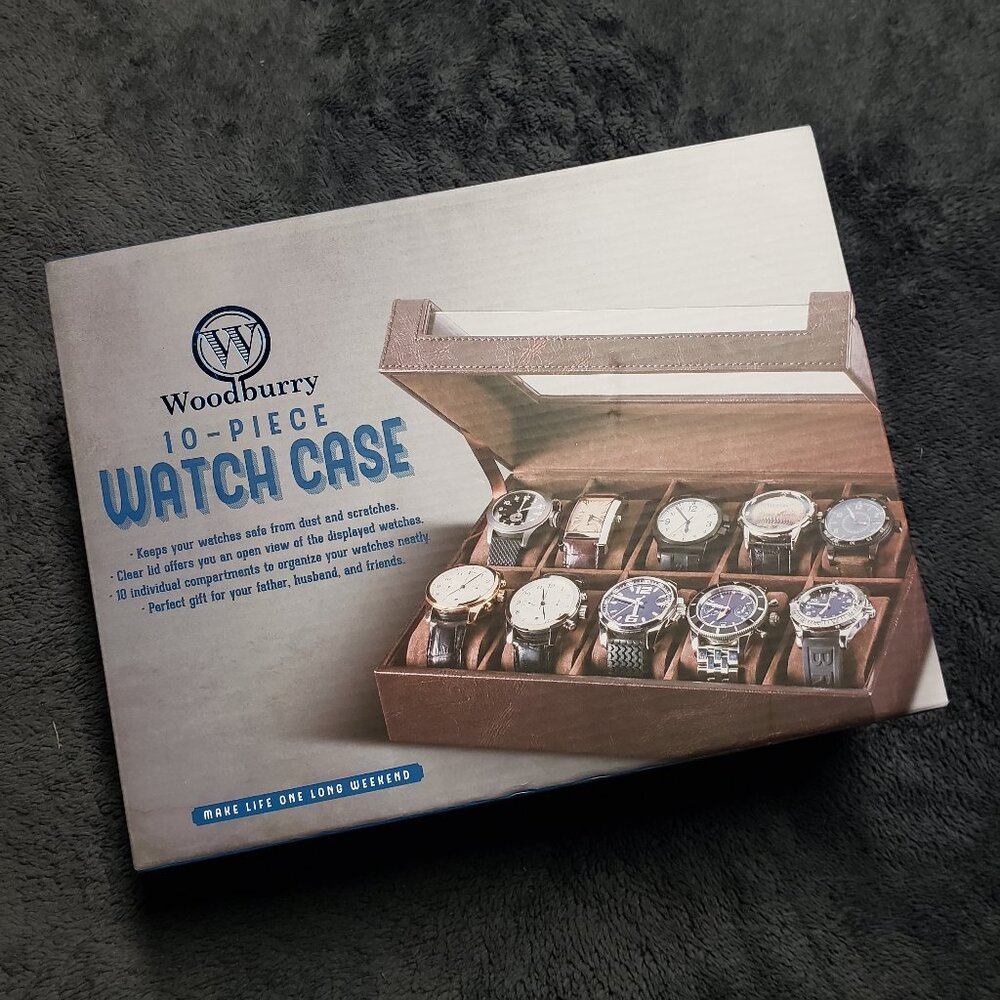 Woodburry 10-Piece Watch Case